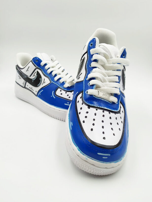 Ari Force 1 personalizzate cartoon blu