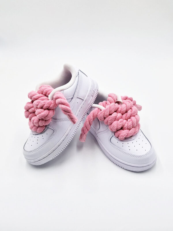 Nike Air Force 1 Rope Laces Pink Baby