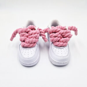 Nike Air Force 1 Rope Laces Pink Baby