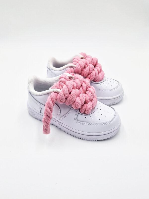 Nike Air Force 1 Rope Laces Pink Baby