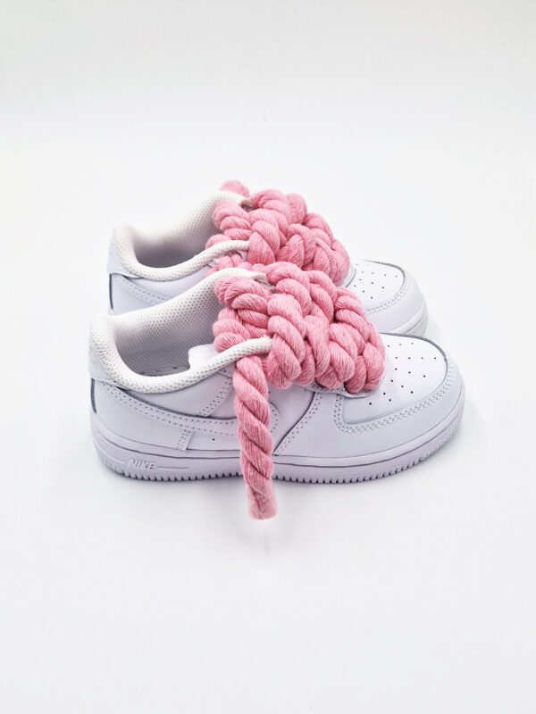 Nike Air Force 1 Rope Laces Pink Baby