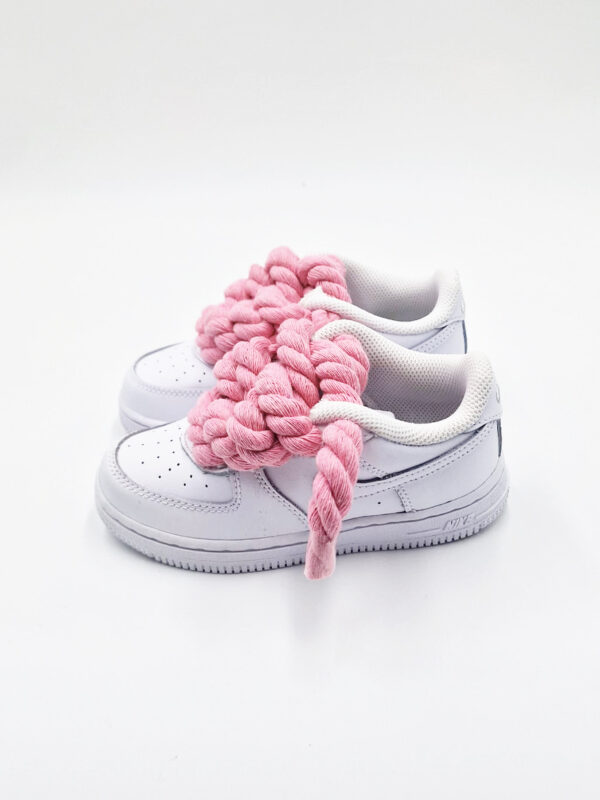 Nike Air Force 1 Rope Laces Pink Baby