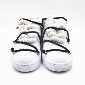 Nike Air Force 1 Rope Laces Double BW