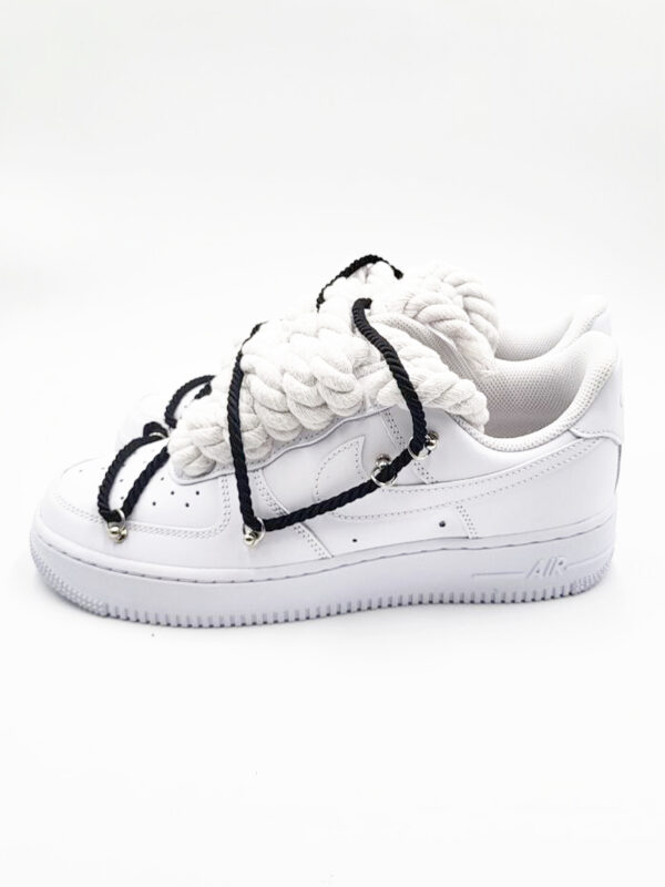 Nike Air Force 1 Rope Laces Double BW